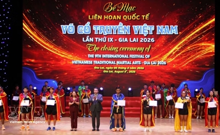 Ninth Int’l Festival of Vietnamese Traditional Martial Arts wraps up
